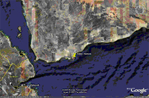 Aden, Yemen [12°45'S, 45°4'E, Elevation: 19 m (63 ft)]