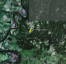 Ust 'Schugor, Russia [57°45'E, 64°15'N, 85 m (279 ft)]